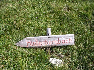 Hinterhornbach im Lechtal