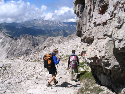 Felsenband am Hochvogel