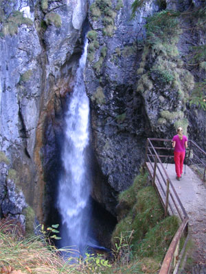 Der Hölltobel von Gerstruben und aus dem Trettachtal zu erreichen. 