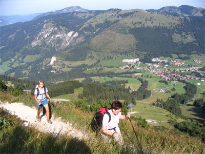 Auf dem Weg zum Islergipfel