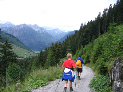 Abstieg nach Oberjoch